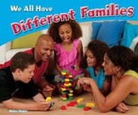 Enlarge image Cover: We All Have Different Families - Raintree
