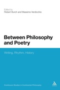 Cover: Between Philosophy and Poetry - Continuum International Publishing Group Ltd.