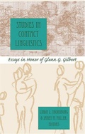 Cover: Studies in Contact Linguistics - Peter Lang Verlag