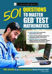 Enlarge image Cover: 501 Questions to Master Ged Test Mathematics - Learning Express Llc