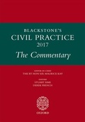 Abbildung von: Blackstone's Civil Practice 2017: The Commentary - Oxford University Press