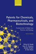 Cover: Patents for Chemicals, Pharmaceuticals, and Biotechnology - OUP eBook