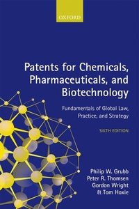 Abbildung von: Patents for Chemicals, Pharmaceuticals, and Biotechnology - OUP eBook