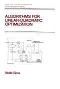 Cover: Algorithms for Linear-Quadratic Optimization - Marcel Dekker Inc