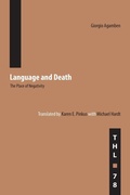 Cover: Language and Death - University of Minnesota Press