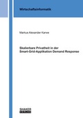 Cover: Skalierbare Privatheit in der Smart-Grid-Applikation Demand Response - Shaker