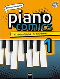 Abbildung von: piano comics 1, inkl. Audio-CD - Helbling
