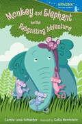 Cover: Monkey and Elephant and the Babysitting Adventure - Candlewick Press,U.S.