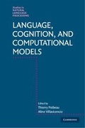 Cover: Language, Cognition, and Computational Models - Cambridge University Press