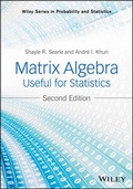 Cover: Matrix Algebra Useful for Statistics - Wiley