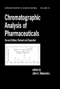 Bild: Chromatographic Analysis of Pharmaceuticals - Routledge
