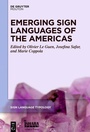 Cover: Emerging Sign Languages of the Americas - De Gruyter Mouton