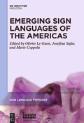 Cover: Emerging Sign Languages of the Americas - De Gruyter Mouton