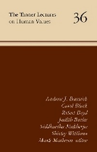 Enlarge image Cover: The Tanner Lectures on Human Values, Volume 36 - University of Utah Press,U.S.