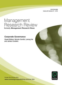 Enlarge image Cover: Corporate Governance - Emerald Group Publishing Limited