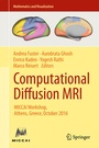 Cover: Computational Diffusion MRI - Springer