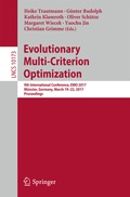 Cover: Evolutionary Multi-Criterion Optimization - Springer