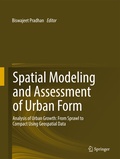 Cover: Spatial Modeling and Assessment of Urban Form - Springer
