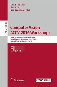 Abbildung von: Computer Vision - ACCV 2016 Workshops - Springer