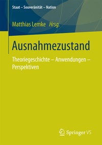 Abbildung von: Ausnahmezustand - Springer VS