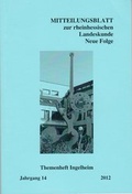 Cover: Mitteilungsblatt zur rheinhessichen Landeskunde, Neue Folge - E. Humbert Verlag UG