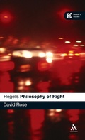 Cover: Hegel's 'Philosophy of Right' - Continuum International Publishing Group Ltd.