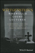 Bild: Wittgenstein's Whewell's Court Lectures - Wiley