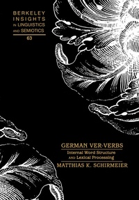 Abbildung von: German ver-Verbs - Peter Lang Verlag