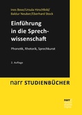 Cover: Einf&uuml;hrung in die Sprechwissenschaft - Narr Francke Attempto Verlag