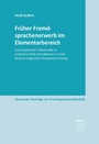 Bild: Früher Fremdsprachenerwerb im Elementarbereich - Narr Francke Attempto Verlag