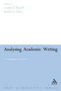 Cover: Analysing Academic Writing - Continuum International Publishing Group Ltd.