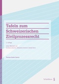 Abbildung von: Tafeln zum Schweizerischen Zivilprozessrecht (PrintPlu§) - Schulthess Juristische Medien