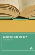 Cover: Language and the Law - Continuum International Publishing Group Ltd.