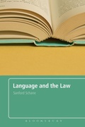 Cover: Language and the Law - Continuum International Publishing Group Ltd.