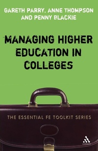 Enlarge image Cover: Managing Higher Education in Colleges - Continuum International Publishing Group Ltd.