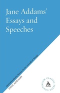 Cover: Jane Addams's Writings On Peace - Continuum International Publishing Group Ltd.