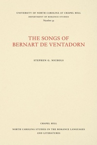Abbildung von: The Songs of Bernart De Ventadorn - The University of North Carolina Press