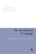 Cover: The Development of Language - Continuum International Publishing Group Ltd.