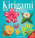 Cover: Kirigami Fold & Cut-a-Day 2018 Day-to-Day Calendar - Andrews McMeel Publishing