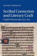 Cover: Scribal Correction and Literary Craft - Cambridge University Press