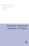 Cover: A Systemic Functional Grammar of Chinese - Continuum International Publishing Group Ltd.
