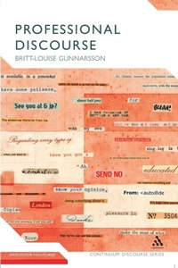 Enlarge image Cover: Professional Discourse - Continuum International Publishing Group Ltd.