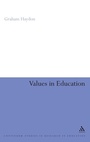 Cover: Values in Education - Continuum International Publishing Group Ltd.