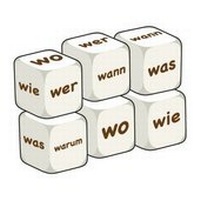 Enlarge image Cover: German Question Words (pack of 6 dice) - Linguascope
