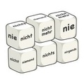Cover: German Negative Words (pack of 6 dice) - Linguascope