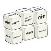 Enlarge image Cover: German Negative Words (pack of 6 dice) - Linguascope