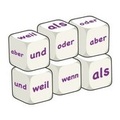 Cover: German Conjunctions (pack of 6 dice) - Linguascope