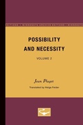 Cover: Possibility and Necessity - University of Minnesota Press