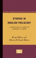 Cover: Studies in English Philology - University of Minnesota Press