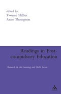 Cover: Readings in Post-compulsory Education - Continuum International Publishing Group Ltd.